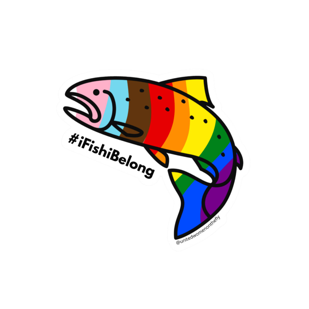 iFishiBelong Trout Sticker