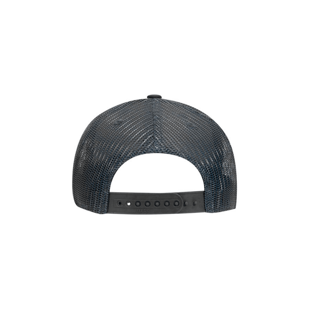 Foam - Black and White Mesh Back Trucker Hat