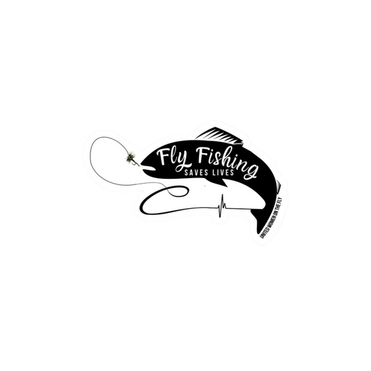 Fly Fishing Saves Lives Sticker