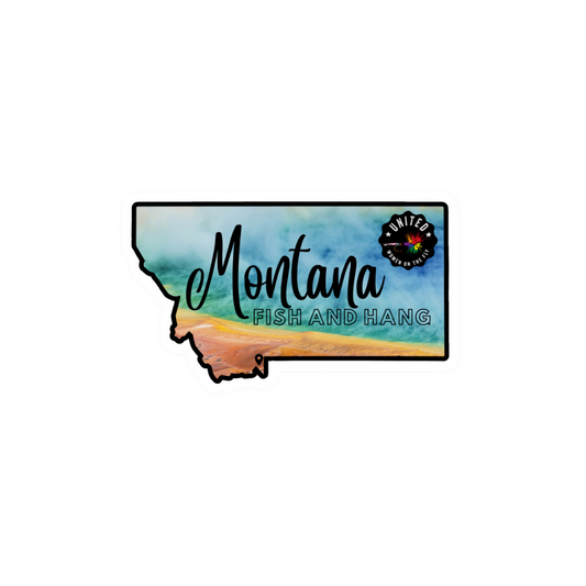 Montana Fish and Hang UWOTF Sticker