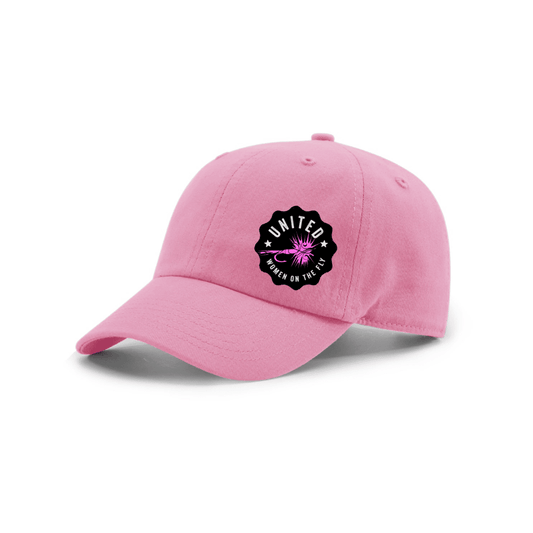 Toddler - Pink Relaxed Unstructured UWOTF Pink Logo Dad Hat