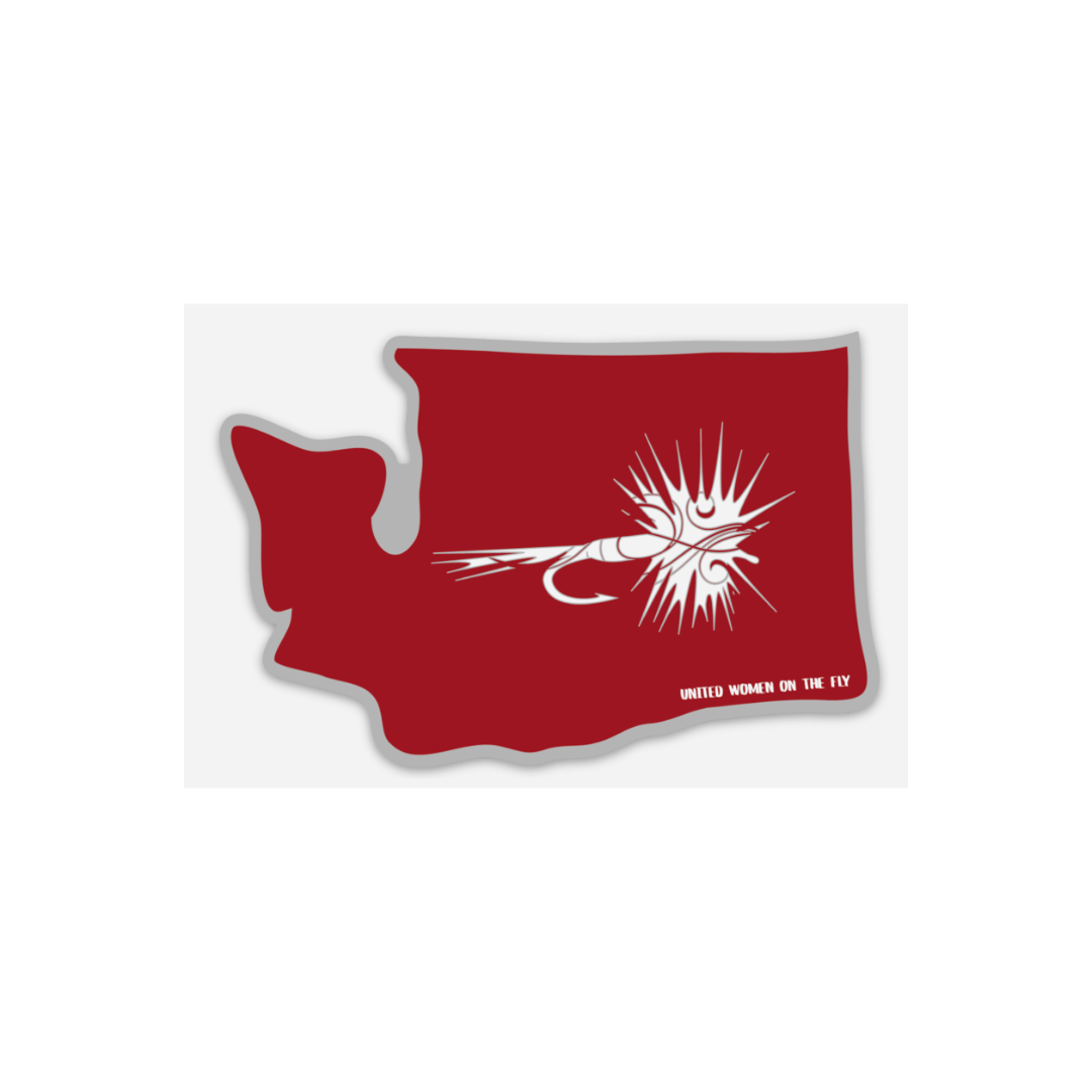 Washington Cougars UWOTF State Sticker